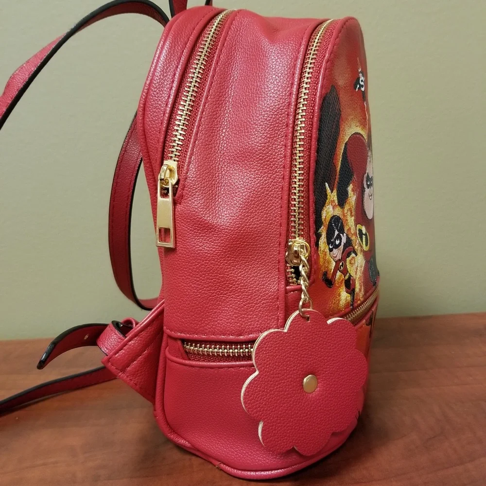 HAND PAINTED 100% Original Red Backpack! - Picture 10 of 12